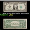 Image 1 : 1963B $1 'Barr Note' Federal Reserve Note Grades vf++