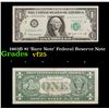 Image 1 : 1963B $1 'Barr Note' Federal Reserve Note Grades vf+