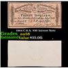 Image 1 : 1864 C.S.A. $30 Intrest Note Grades Choice AU/BU Slider