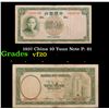 Image 1 : 1937 China 10 Yuan Note P: 81 Grades vf, very fine