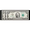 Image 2 : Set fo 3 Concecutive 2009 $2 Federal Reserve Note Low # Grades CU