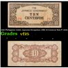 Image 1 : 1942 Philippines Under Japanese Occupation (JIP) 10 Centavos Note P: 104A Grades vf+