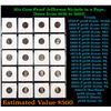 Image 1 : Huge Liifetime Collection - Too Many Coins To Auction Individually - This Lot is For One Page of 20 