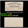 Image 1 : 1861 C.S.A. $20 Intrest Note Grades vf++