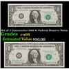 Image 1 : Set of 2 Concecutive 1969 $1 Federal Reserve Notes Grades Gem+ CU
