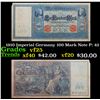 Image 1 : 1910 Imperial Germany 100 Mark Note P: 42 Grades vf+