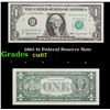 Image 1 : 1963 $1 Federal Reserve Note Grades Gem++ CU