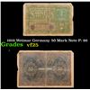 Image 1 : 1919 Weimar Germany 50 Mark Note P: 66 Grades vf+