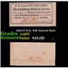 Image 1 : 1863 C.S.A. $30 Intrest Note Grades Select CU