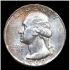 Image 2 : 1960-p Washington Quarter 25c Grades GEM+ Unc