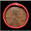 Image 2 : Mixed small cents 1c orig shotgun roll,  Wheat Cent, 1927-p LIncoln Cent other end, Coca Cola Brandt