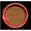 Image 3 : Mixed small cents 1c orig shotgun roll,  Wheat Cent, 1927-p LIncoln Cent other end, Coca Cola Brandt