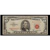 Image 2 : 1963 $5 Red seal United States Note Grades vf+