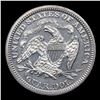 Image 3 : ***Auction Highlight*** 1870-p Seated Liberty Quarter 25c Graded Select Unc BY USCG (fc)