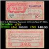 Image 1 : 1947 U.S. Military Payment 10 Cents Note P# M9A Grades vf+