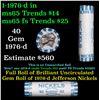 Image 1 : Shotgun Jefferson 5c roll, 1976-d 40 pcs SealStrong Wrapper