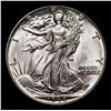 Image 2 : 1944-p Walking Liberty Half Dollar 50c Grades Choice Unc