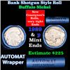 Image 1 : Buffalo Nickel Shotgun Roll in Old Bank Style 'Abbott Coin Counter & Automat' Wrapper 1929 & p Mint 