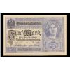 Image 2 : 1917 Imperial Germany 5 Mark Note P# 56A Grades xf+