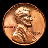 Image 2 : 1958-p Lincoln Cent 1c Grades GEM Unc RD