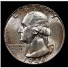Image 2 : 1946-p Washington Quarter 25c Grades Choice+ Unc