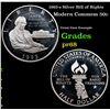 Image 1 : Proof 1993-s Silver Bill of Rights Modern Commem Half Dollar 50c Grades GEM Unc