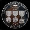 Image 3 : Proof 1994-w Vietnam Modern Commem Dollar $1 Grades GEM++ Proof Deep Cameo