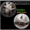 Image 1 : Proof 1995-p Olympics Gymnastics Modern Commem Dollar $1 Grades GEM++ Proof Deep Cameo