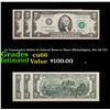 Image 1 : 3x Consecutive 2003A $2 Federal Reserve Notes (Philadelphia, PA) All CU! Grades Gem+ CU