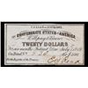 Image 2 : 1861 Confederate States Twenty Dollars Loan Interest Note Grades Select CU
