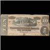 Image 2 : 1864 $10 Confederate Note, T68 Grades vf+
