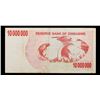 Image 2 : 2006-2008 Zimbabwe 10 Million Dollars (ZWN) Emergency Bearer Check Notes P# 55a Grades Select AU
