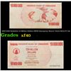 Image 1 : 2006-2008 Zimbabwe 10 Million Dollars (ZWN) Emergency Bearer Check Notes P# 55a Grades xf
