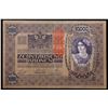 Image 2 : 1919 Austria 10,000 Kronen Banknote P# 64 Grades xf+