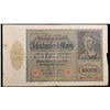 Image 2 : 1922 Germany (Weimar Republic) 10,000 Marks "Vampire" Post-WWI Hyperinflation Note P# 71 Grades vf++