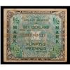 Image 2 : 1944 Germany 1/2 Mark WWII Allied Military Currency P# 191a, 9 digit with F Grades vf+