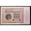 Image 6 : 1923 German 100,000 Mark Note Still in 20 Consecutive Original Bank Roll 83C Grades CU