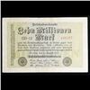 Image 2 : 1923 Germany 10 Millionen Mark Note P# 106C Grades Choice AU/BU Slider