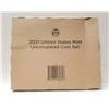 Image 1 : Sealed 2021 United States Mint Set in Original Government Shipped Box, Never Opened! 14 Coins Inside