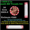 Image 1 : Shotgun Lincoln 1c roll, 2009-d 50 pcs Bank Wrapper.