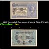 Image 1 : 1917 Imperial Germany 5 Mark Note P# 56A Grades f+