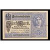 Image 2 : 1917 Imperial Germany 5 Mark Note P# 56A Grades f+