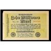 Image 2 : 1923 Weimar Germany 10 Millioene Mark P# 106C Grades xf+