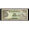 Image 2 : 1943 Philippines Under Japanese Occupation 10 Peso Note P# 111A Grades Select AU
