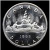 Image 3 : ***Auction Highlight*** 1963 Canada Dollar $1 Graded ms67 PL By SEGS (fc)