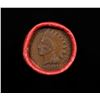 Image 2 : Mixed small cents 1c orig shotgun roll,Wheat Cent, 1901 Indian Cent other end, Coca Cola Brandt Wrap