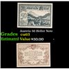 Image 1 : Austria 50 Heller Note Grades Select CU
