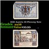 Image 1 : 1920 Austria 50 Phennig Note Grades Choice AU/BU Slider