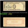 Image 1 : 1943 Philippines Under Japanese Occupation 5 Peso Note P# 110A Grades vf+