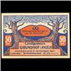 Image 3 : 1921 Grundhof, Germany 50 Pfennig  Local Notgeld Hyperinflation Note Grades Gem CU